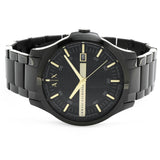 Shop Authentic Armani Exchange Hampton Chronograph Black Dial Black Steel Strap Watch For Men - AX2413 - Luxxuri