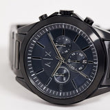  Shop Authentic Armani Exchange Drexler Chronograph Black Dial Black Steel Strap Watch For Men - AX2639 - Luxxuri