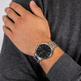  Shop Authentic Armani Exchange Cayde Analog Black Dial Silver Steel Strap Watch For Men - AX2700 - Luxxuri