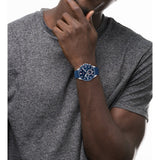  Shop Authentic Tommy Hilfiger Mason Blue Dial Blue Rubber Strap Watch for Men - 1791791 - Luxxuri