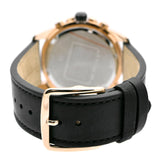 Coach Kent Chronograph Rose Gold Dial Black Leather Strap Watch for Men - 14602559