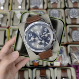  Shop Authentic Fossil Brox Multifunction Grey Dial Brown Leather Strap Watch for Men - BQ2800 - Luxxuri