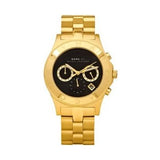  Shop Authentic Marc Jacobs Blade Chronograph Black Dial Gold Steel Strap Watch for Women - MBM3309 - Luxxuri