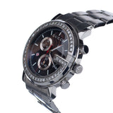  Shop Authentic Gucci G Chrono Diamonds Black Dial Silver Steel Strap Watch For Men - YA101324 - Luxxuri