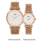  Shop Authentic Tissot Everytime Medium White Dial Rose Gold Mesh Bracelet Watch For Men - T109.410.33.031.00 - Luxxuri