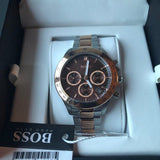  Shop Authentic Hugo Boss Novia Brown Dial Two Tone Steel Strap Watch for Women - 1502617 - Luxxuri