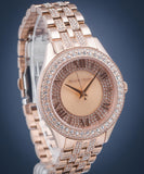  Shop Authentic Michael Kors Harlowe Rose Gold Dial Rose Gold Steel Strap Watch For Women - MK4710 - Luxxuri