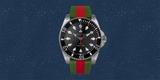  Shop Authentic Gucci Dive Automatic Black Dial Two Tone Rubber Strap Watch for Men - YA136349 - Luxxuri