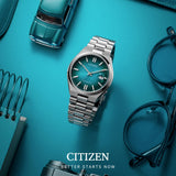  Shop Authentic Citizen Tsuyosa Automatic Blue Dial Silver Steel Strap Watch For Men - NJ0151-88X - Luxxuri