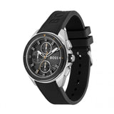  Shop Authentic Hugo Boss Volane Grey Dial Black Silicone Strap Watch for Men - 1513953 - Luxxuri