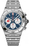  Shop Authentic Breitling Chronomat B01 42 Six Nations France Blue Dial Silver Steel Strap Watch for Men - AB0134A81C1A1 - Luxxuri