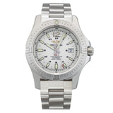  Shop Authentic Breitling Colt Automatic Silver Dial Black Leather Mens Watch - A1738811/G791/173A - Luxxuri