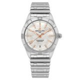  Shop Authentic Breitling Chronomat 36 Mother of Pearl Dial Silver Steel Strap Watch for Women - A10380101A4A1 - Luxxuri