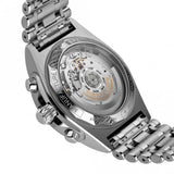  Shop Authentic Breitling Chronomat B01 42 Frecce Tricolori Blue Dial Silver Steel Strap Watch for Men - AB01344A1C1A1 - Luxxuri