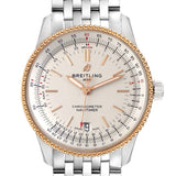  Shop Authentic Breitling Navitimer Automatic 41mm White Dial Silver Stainless Steel Mens Watch - U17326211G1A1 - Luxxuri