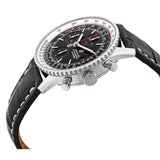 Shop Authentic Breitling Navitimer 1 Chronograph 41mm Automatic Black Dial Black Leather Strap Mens Watch - A13324121B1P1 - Luxxuri
