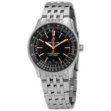  Shop Authentic Breitling Navitimer Automatic 41mm Black Dial Silver Steel Strap Watch for Men - A17326241B1A1 - Luxxuri