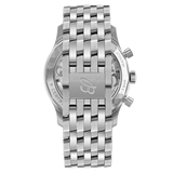  Shop Authentic Breitling Navitimer B01 Chronograph 43 Black Dial Silver Steel Strap Watch for Men - AB0138211B1A1 - Luxxuri