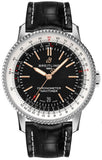  Shop Authentic Breitling Navitimer 1 Automatic 41mm Black Dial Black Leather Strap Mens Watch - A17326211B1P2 - Luxxuri