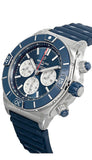  Shop Authentic Breitling Super Chronomat B01 44 Blue Dial Blue Rubber Strap Watch for Men - AB0136161C1S1 - Luxxuri