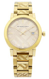  Shop Authentic Burberry The City Gold Dial Gold Steel Strap Watch for Men - BU9038 - Luxxuri