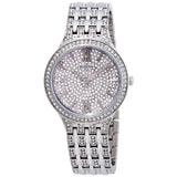  Shop Authentic Bulova Crystal Collection Silver Dial Silver Steel Strap Watch for Women - 96L243 - Luxxuri