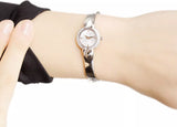  Shop Authentic Bulova Crystal Pendant Silver Dial Silver Steel Strap Watch for Women - 96X111 - Luxxuri
