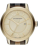  Shop Authentic Burberry Classic Champagne Gold Dial Horseferry Leather Strap Watch for Women - BU10104 - Luxxuri