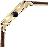 Shop Authentic Burberry The Classic Gold Dial Brown Leather Strap Watch for Women - BU10114 - Luxxuri