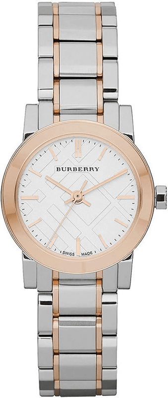  Shop Authentic Burberry The City Silver Dial Two Tone Steel Strap Watch for Women - BU9205 - Luxxuri