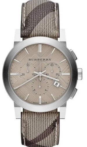  Shop Authentic Burberry The City Smoked Brown Dial Brown Leather Strap Watch for Men - BU9361 - Luxxuri