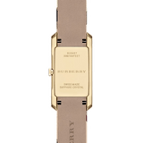  Shop Authentic Burberry Pioneer Champagne Dial Haymarket Beige Leather Strap Watch for Women - BU9407 - Luxxuri