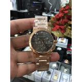  Shop Authentic Burberry The City Grey Dial Rose Gold Steel Strap Unisex Watch - BU9754 - Luxxuri