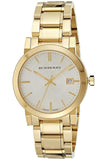  Shop Authentic Burberry The City Silver Dial Gold Steel Strap Unisex Watch - BU9003 - Luxxuri