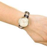  Shop Authentic Burberry Classic Champagne Gold Dial Horseferry Leather Strap Watch for Women - BU10104 - Luxxuri