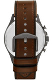  Shop Authentic Fossil Forrester Chronograph Grey Dial Brown Leather Strap Watch for Men - FS5815 - Luxxuri