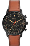  Shop Authentic Fossil Goodwin Luggage Chronograph Black Dial Brown Leather Strap Watch for Men - FS5501 - Luxxuri