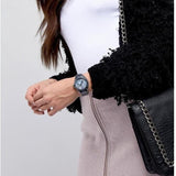  Shop Authentic Fossil Riley Quartz Blue Dial Blue Steel Strap Watch for Women - ES4294 - Luxxuri