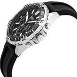 Shop Authentic Fossil Garrett Chronograph Black Dial Black Rubber Strap Watch for Men - FS5624 - Luxxuri
