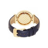  Shop Authentic Michael Kors Averi Gold Dial Navy Blue Leather Strap Watch for Women - MK2526 - Luxxuri