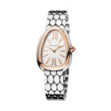  Shop Authentic Bvlgari Serpenti Seduttori Quartz Silver Dial Silver Steel Strap Watch for Women - SERPENTI103144 - Luxxuri
