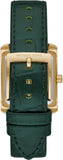  Shop Authentic Gucci G Frame Double Mother of Pearl Dial Green Leather Strap Watch For Women - YA128525 - Luxxuri