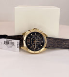  Shop Authentic Michael Kors Brecken Chronograph Black Dial Brown Leather Strap Watch For Men - MK8849 - Luxxuri