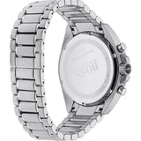  Shop Authentic Hugo Boss Chronograph Black Dial Silver Steel Strap Watch for Men - 151080 - Luxxuri