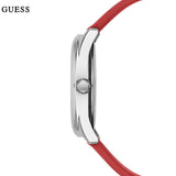  Shop Authentic Guess G-Twist Silver Dial Red Rubber Strap Watch for Women - W0911L9 - Luxxuri