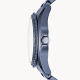  Shop Authentic Fossil Riley Quartz Blue Dial Blue Steel Strap Watch for Women - ES4294 - Luxxuri