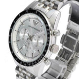  Shop Authentic Emporio Armani Sportivo Chronograph Silver Dial Silver Steel Strap Watch For Men - AR6073 - Luxxuri