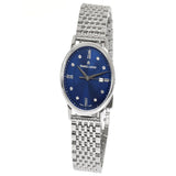  Shop Authentic Maurice Lacroix Eliros Diamonds Blue Dial Silver Steel Strap Watch For Women - EL1094-SS002-450-1 - Luxxuri