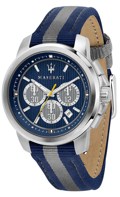  Shop Authentic Maserati Royale 44mm Stainless Steel Fiber Strap Watch For Men - R8871637001 - Luxxuri