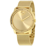  Shop Authentic Movado Bold Gold Dial Gold Mesh Bracelet Watch For Men - 3600373 - Luxxuri